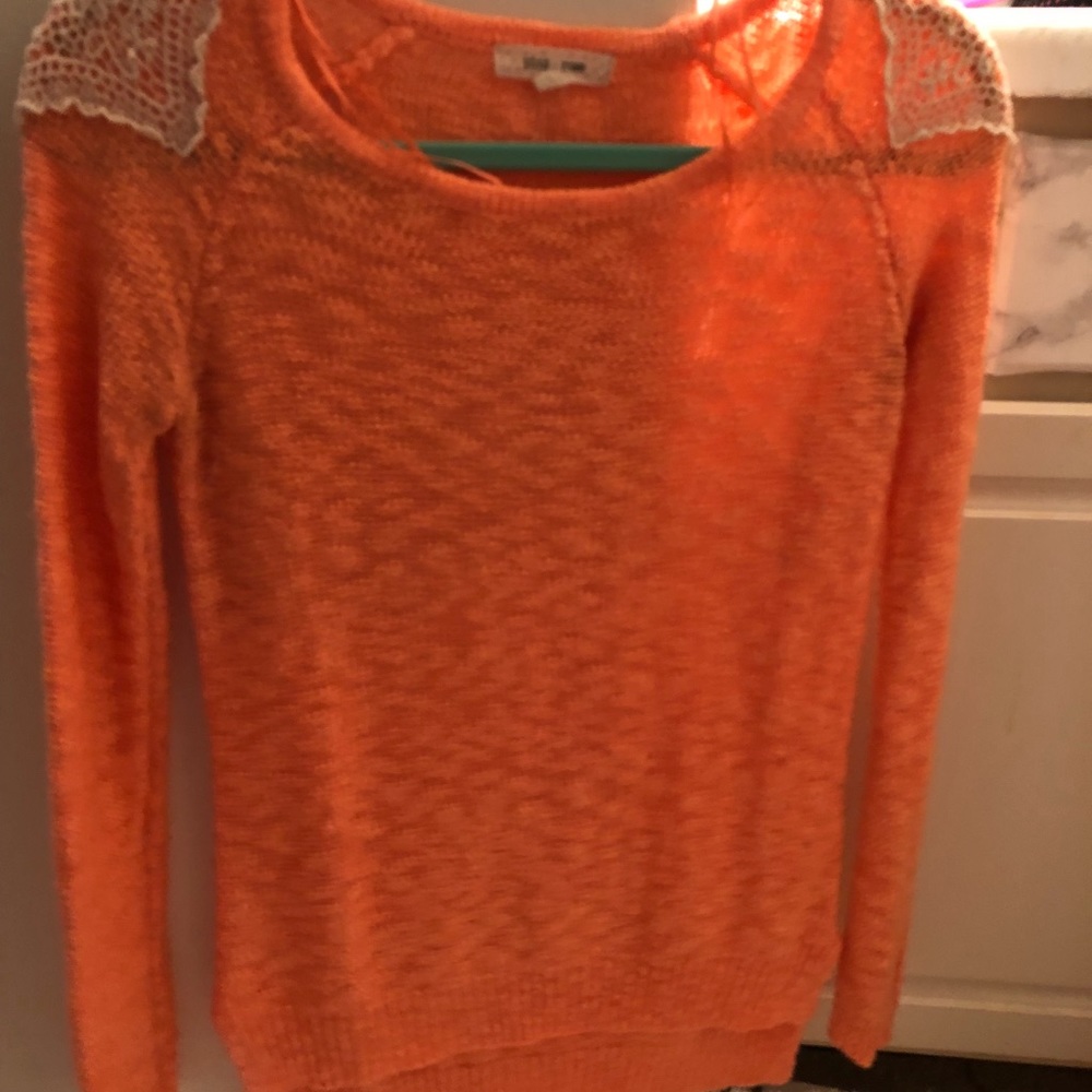 Peach sweater